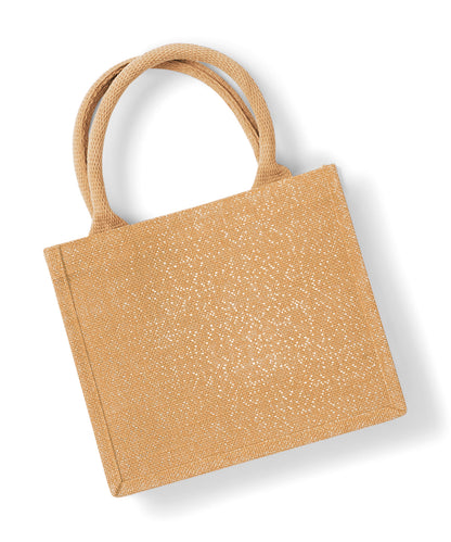 Westford Mill WM431 Shimmer jute mini gift bag