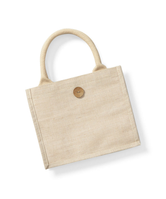 Westford Mill WM441 Juco mini gift bag in Natural