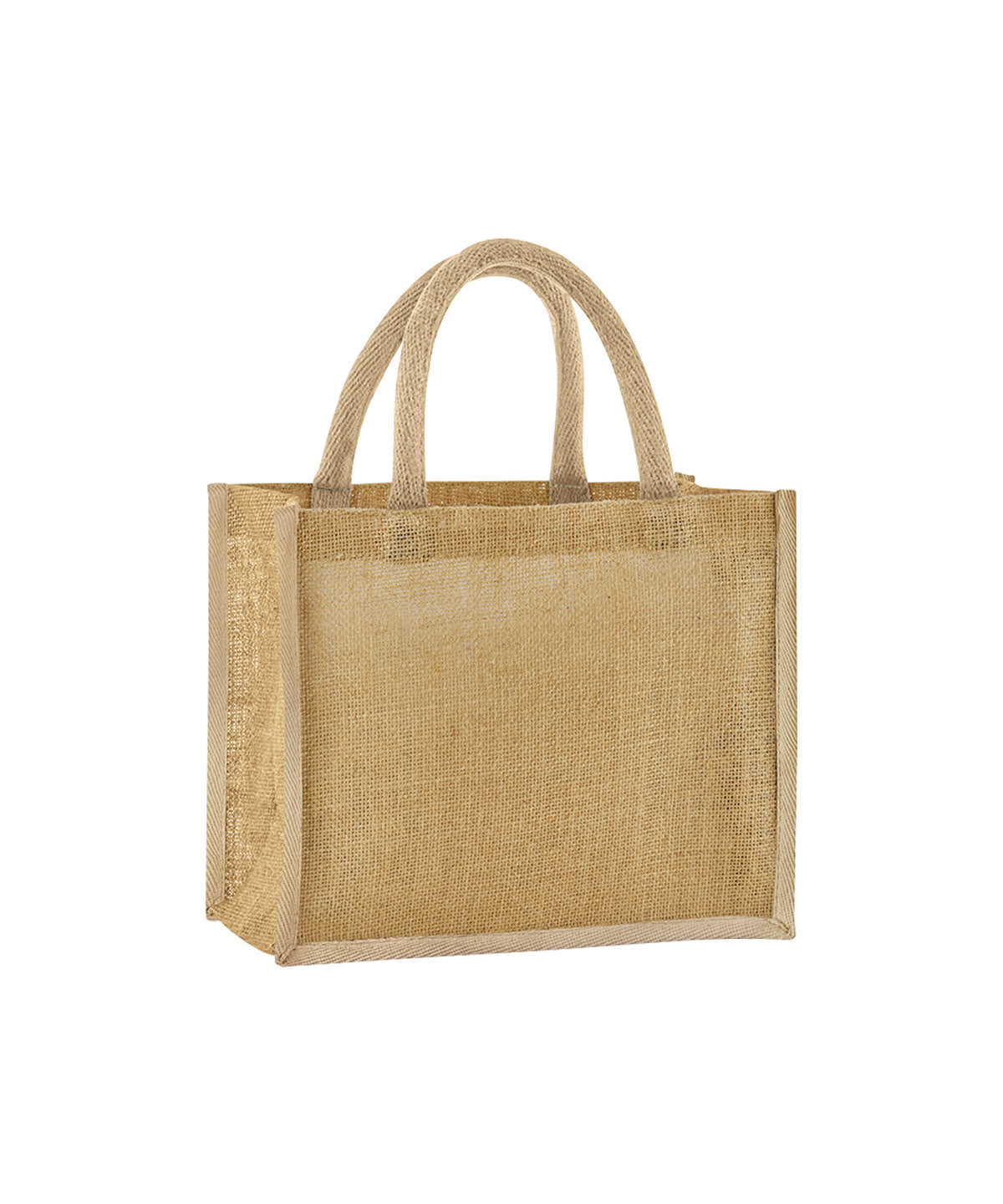 Westford Mill WM473 Natural starched jute midi tote in Natural