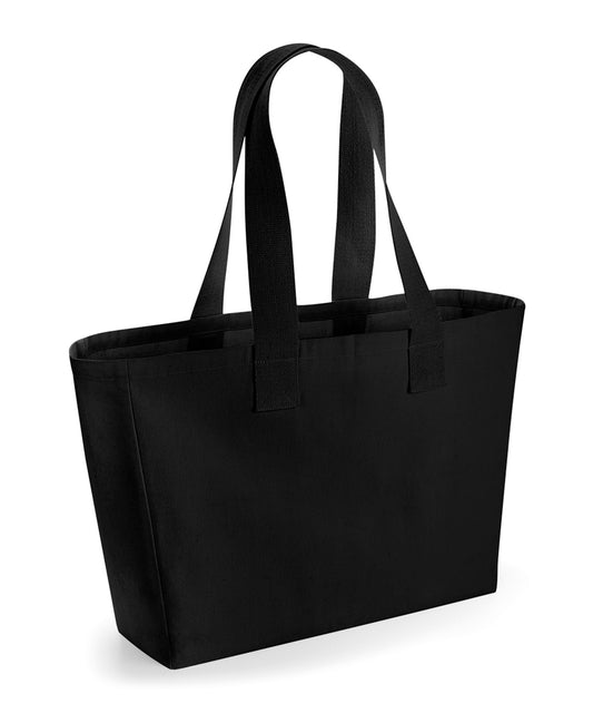 Westford Mill WM610 Everyday canvas tote in Black