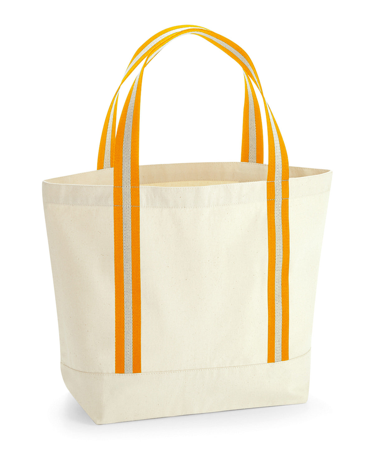 Westford Mill WM690 EarthAware® organic boat bag in Natural/Amber