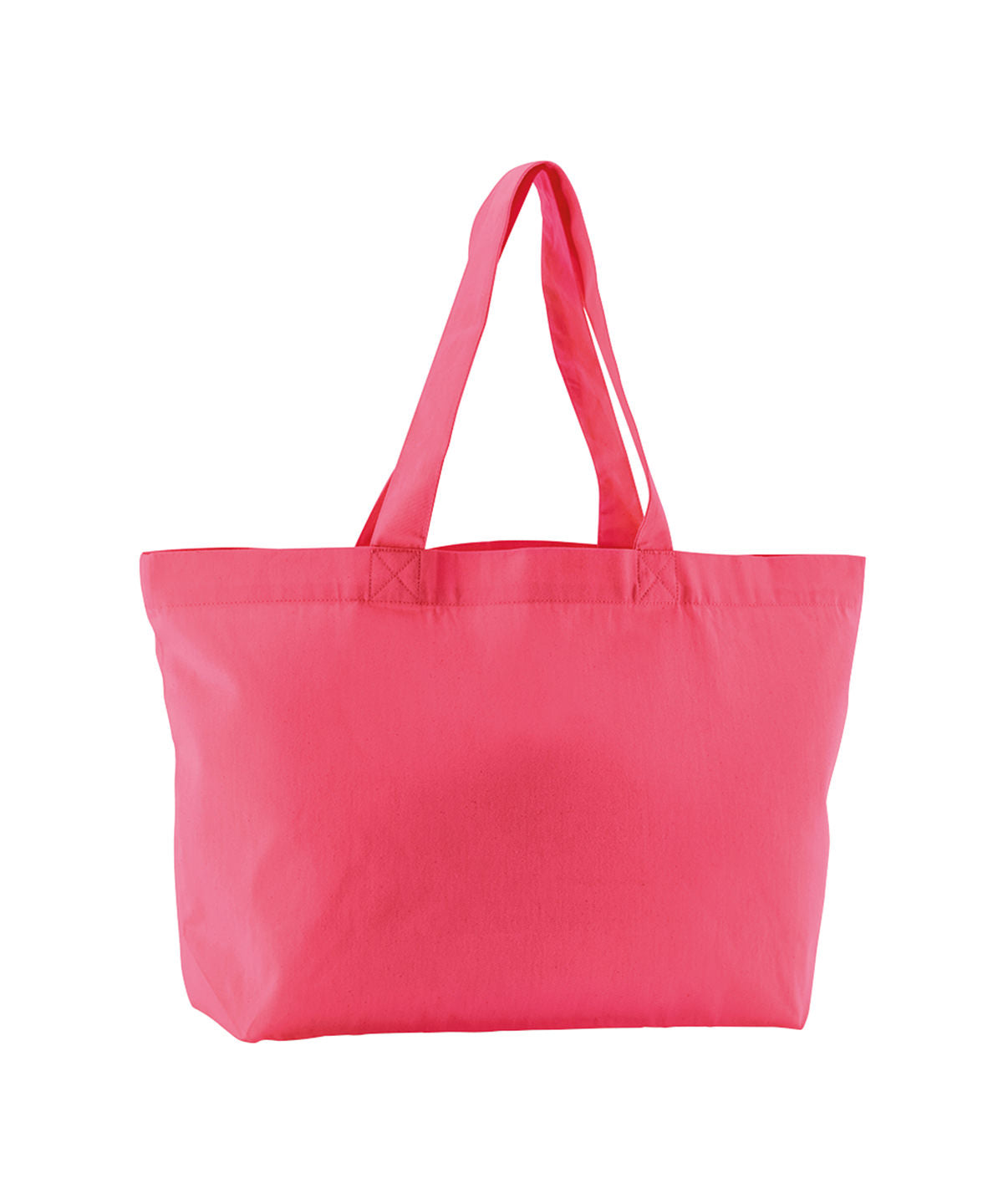 Westford Mill WM695 EarthAware® organic twill shopper in Raspberry Pink