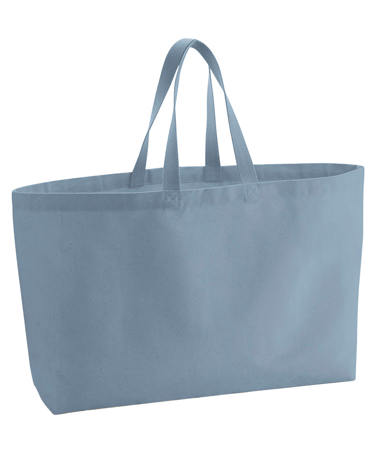Westford Mill WM696 Oversized canvas tote bag in Dusty Blue