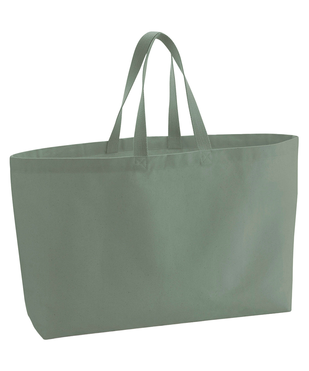 Westford Mill WM696 Oversized canvas tote bag in Dusty Green