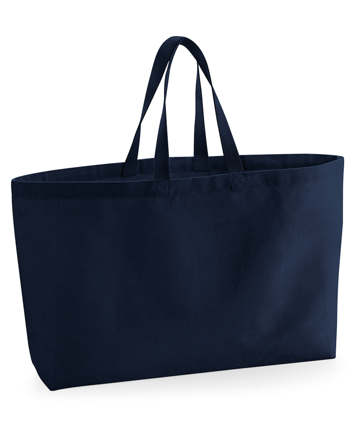 Westford Mill WM696 Oversized canvas tote bag in French Navy