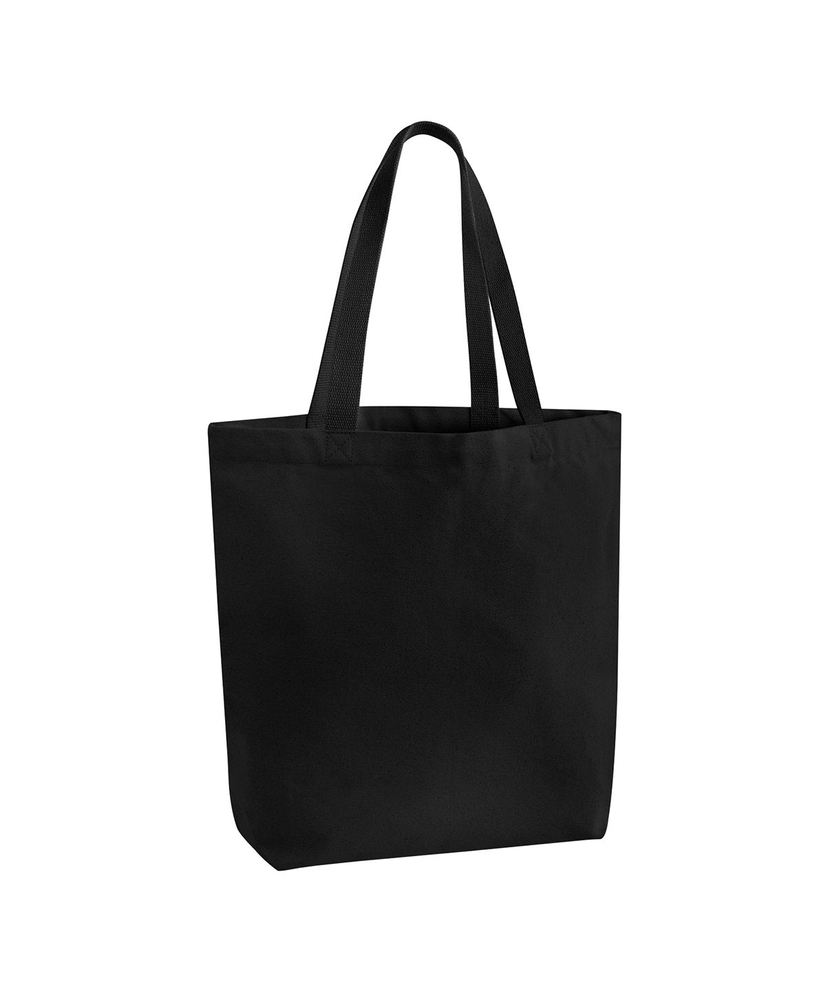 Westford Mill WM697 Heavyweight canvas tote bag in Black