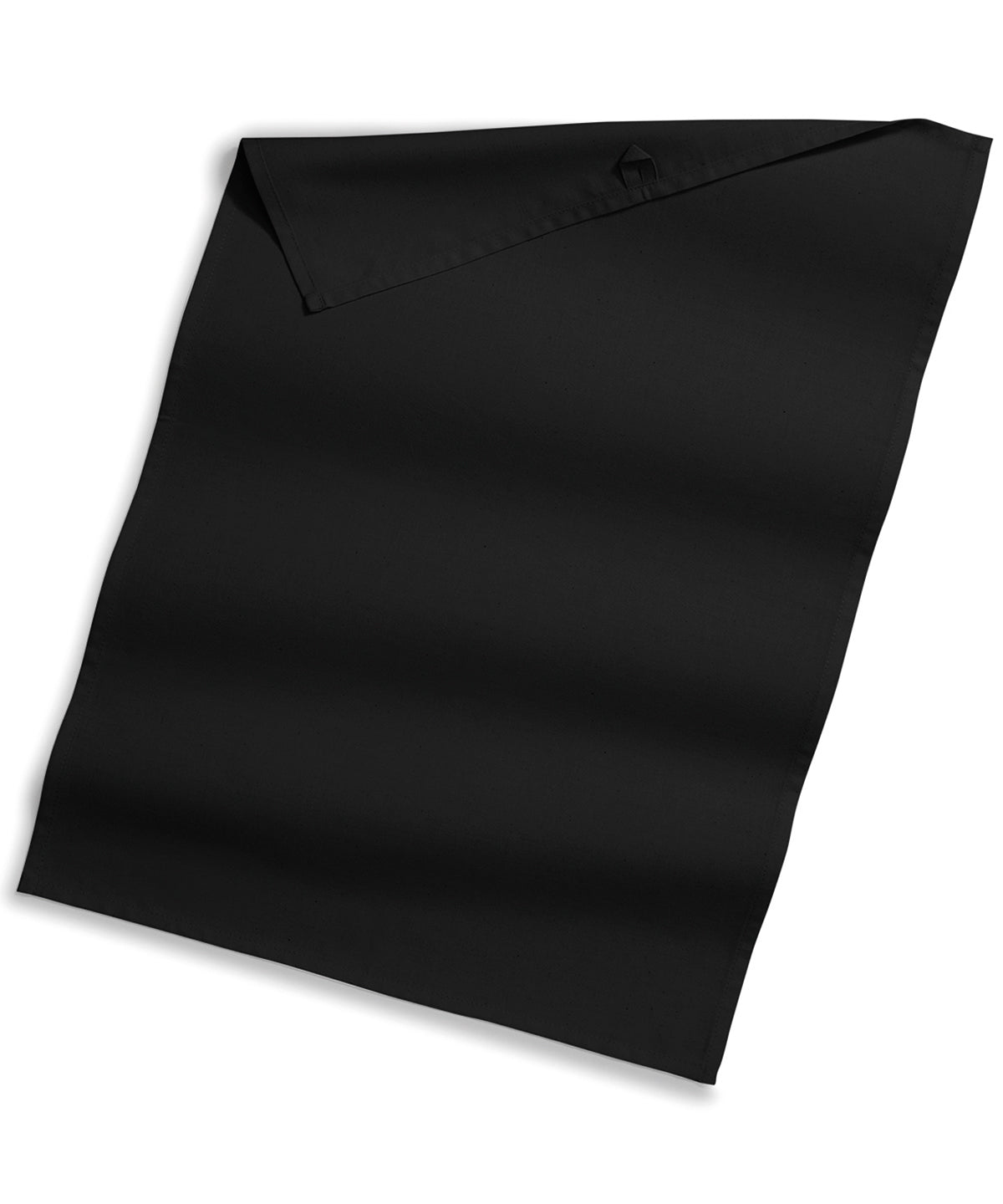 Westford Mill WM710 Organic cotton tea towel in Black