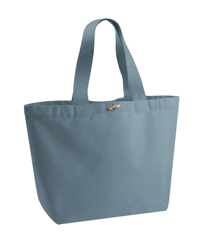 Westford Mill WM855 EarthAware® organic marina tote XL in Dusty Blue
