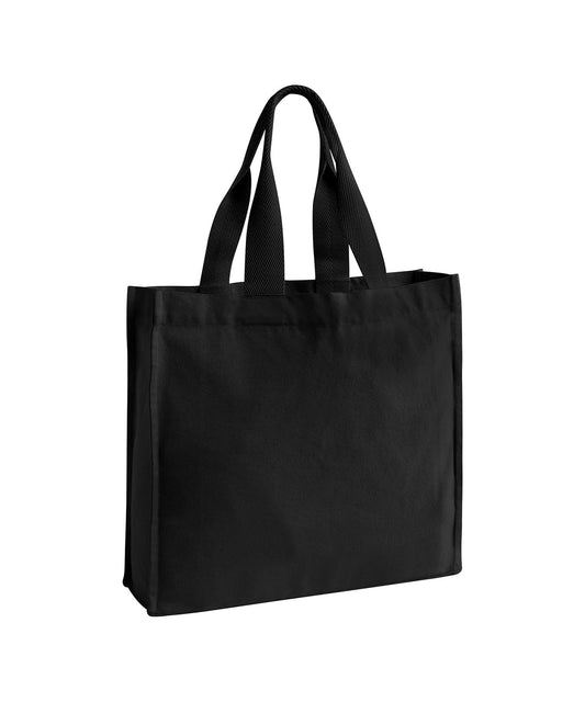 Westford Mill WM940 Chevron handle shopper in Black
