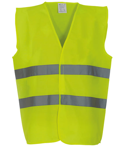 Yoko YK003 Hi-vis 2-band waistcoat (HVW102)