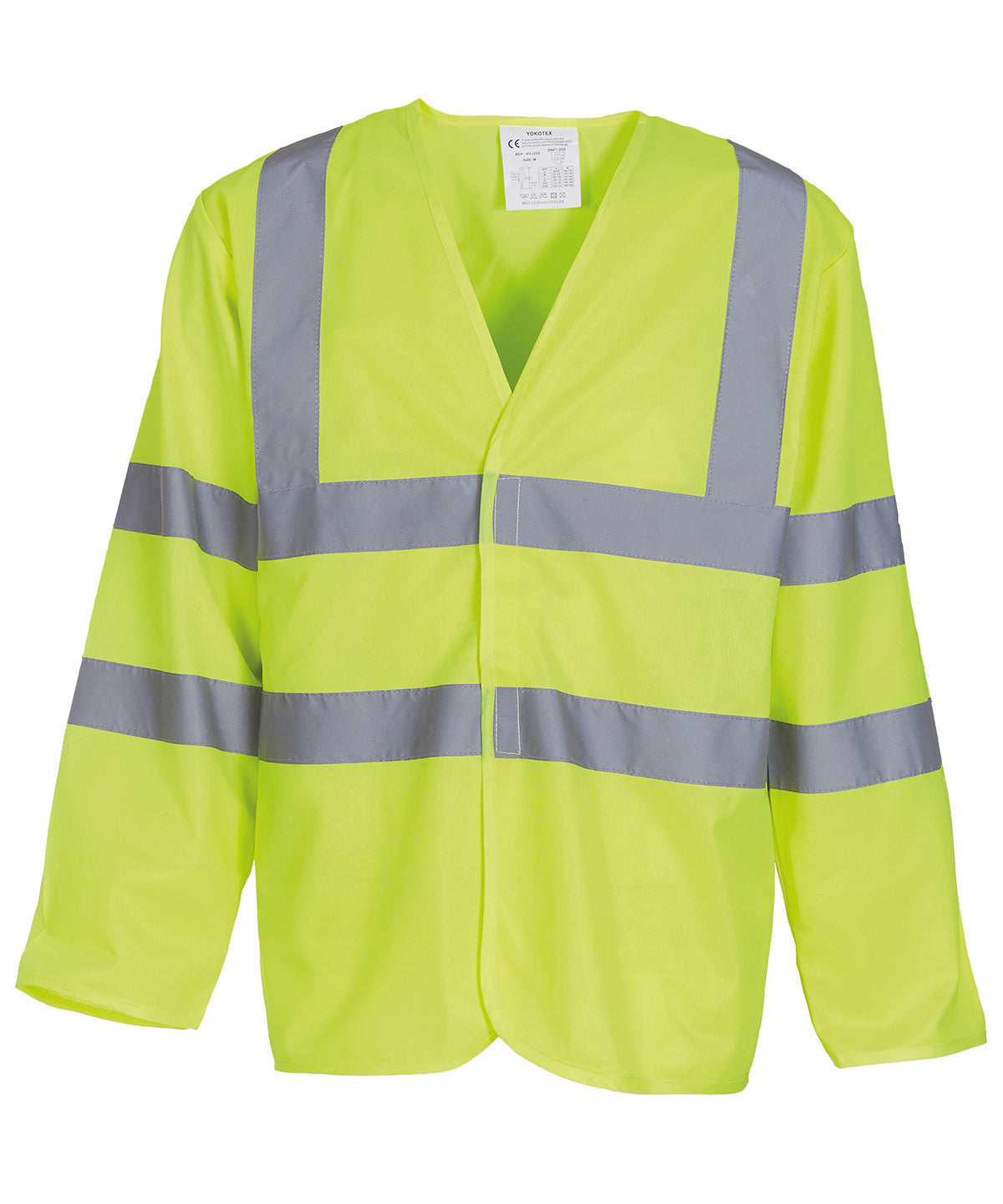 Yoko YK007 Hi-vis long sleeve waistcoat (HVJ200)