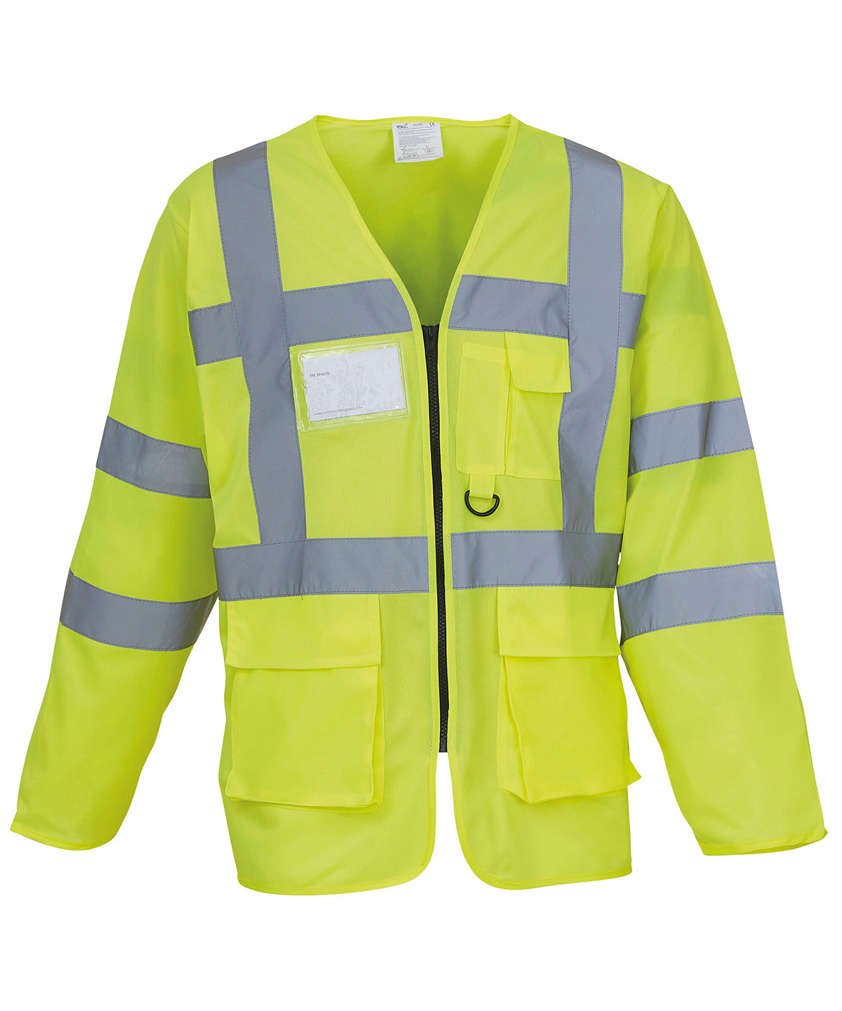 Yoko YK014 Hi-vis executive long sleeve waistcoat (HVJ800)
