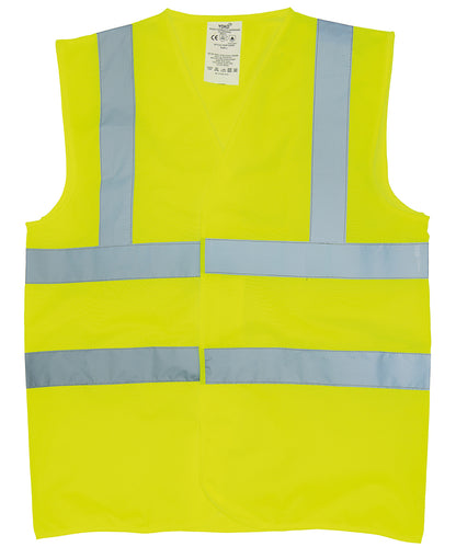 Yoko YK016 Flame-retardant hi-vis sleeveless waistcoat (HVW100FR)