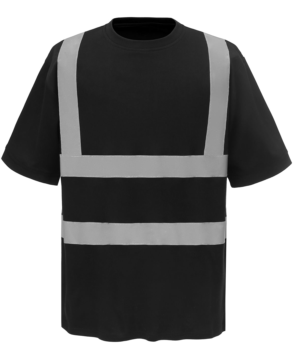 Yoko YK025 Hi-vis short sleeve t-shirt (HVJ410) in Black
