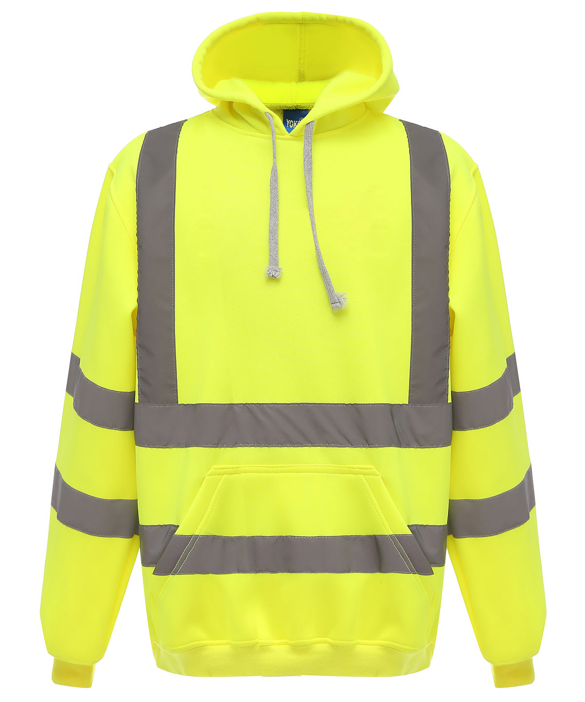 Yoko YK032 Hi-vis pull-over hoodie (HVK05) in Yellow
