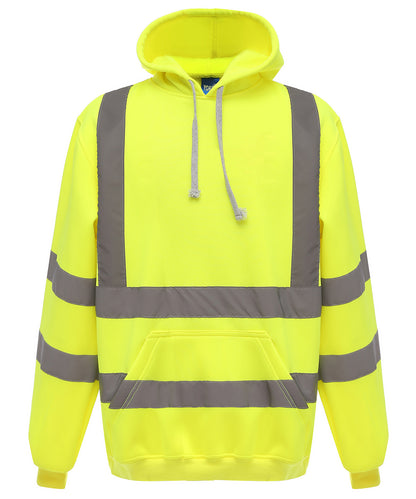 Yoko YK032 Hi-vis pull-over hoodie (HVK05) in Yellow
