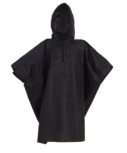 Yoko YK058 Yoko promo poncho (HVS470) in Black