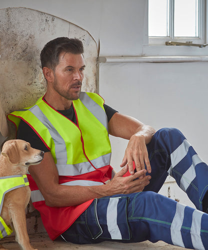 Yoko YK107 Hi-vis two-tone waistcoat (HVW122)