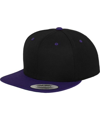 Flexfit by Yupoong YP002 The classic snapback 2-tone (6089MT) in Black/Purple
