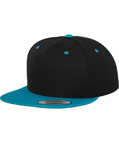 Flexfit by Yupoong YP002 The classic snapback 2-tone (6089MT) in Black/Teal
