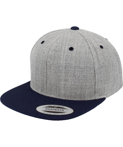 Flexfit by Yupoong YP002 The classic snapback 2-tone (6089MT) in Heather/Navy