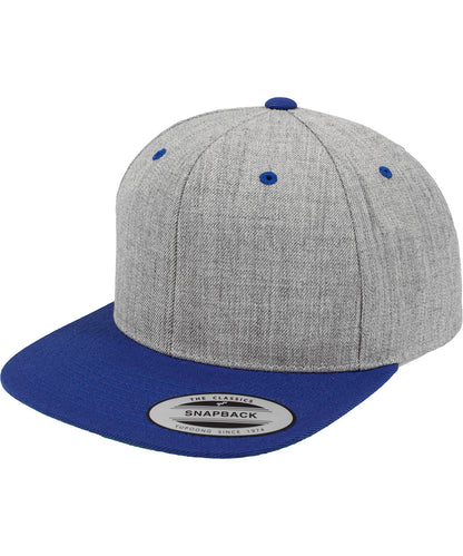 Flexfit by Yupoong YP002 The classic snapback 2-tone (6089MT) in Heather/Royal