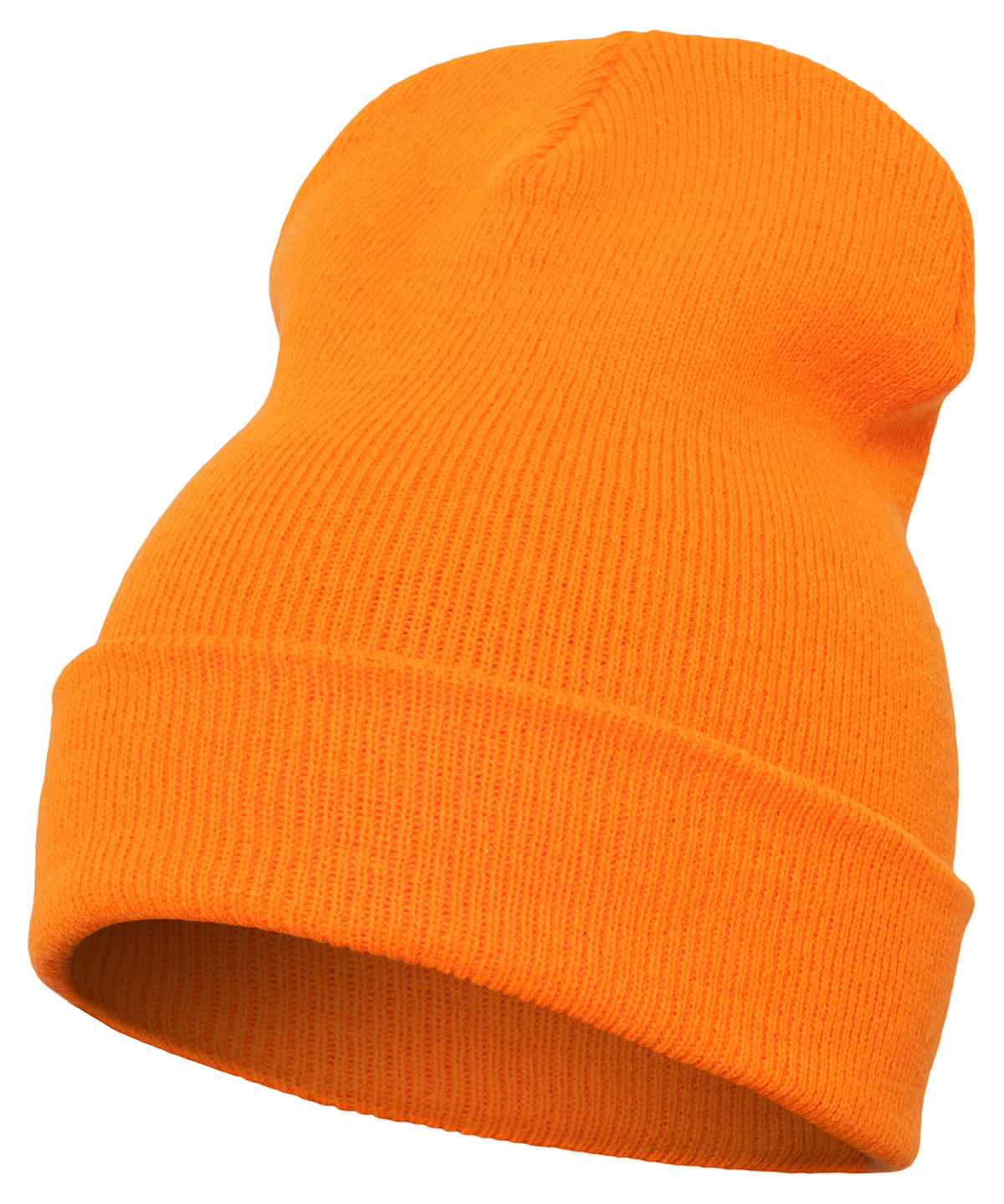 Flexfit by Yupoong YP012 Heavyweight long beanie (1501KC) in Blaze Orange