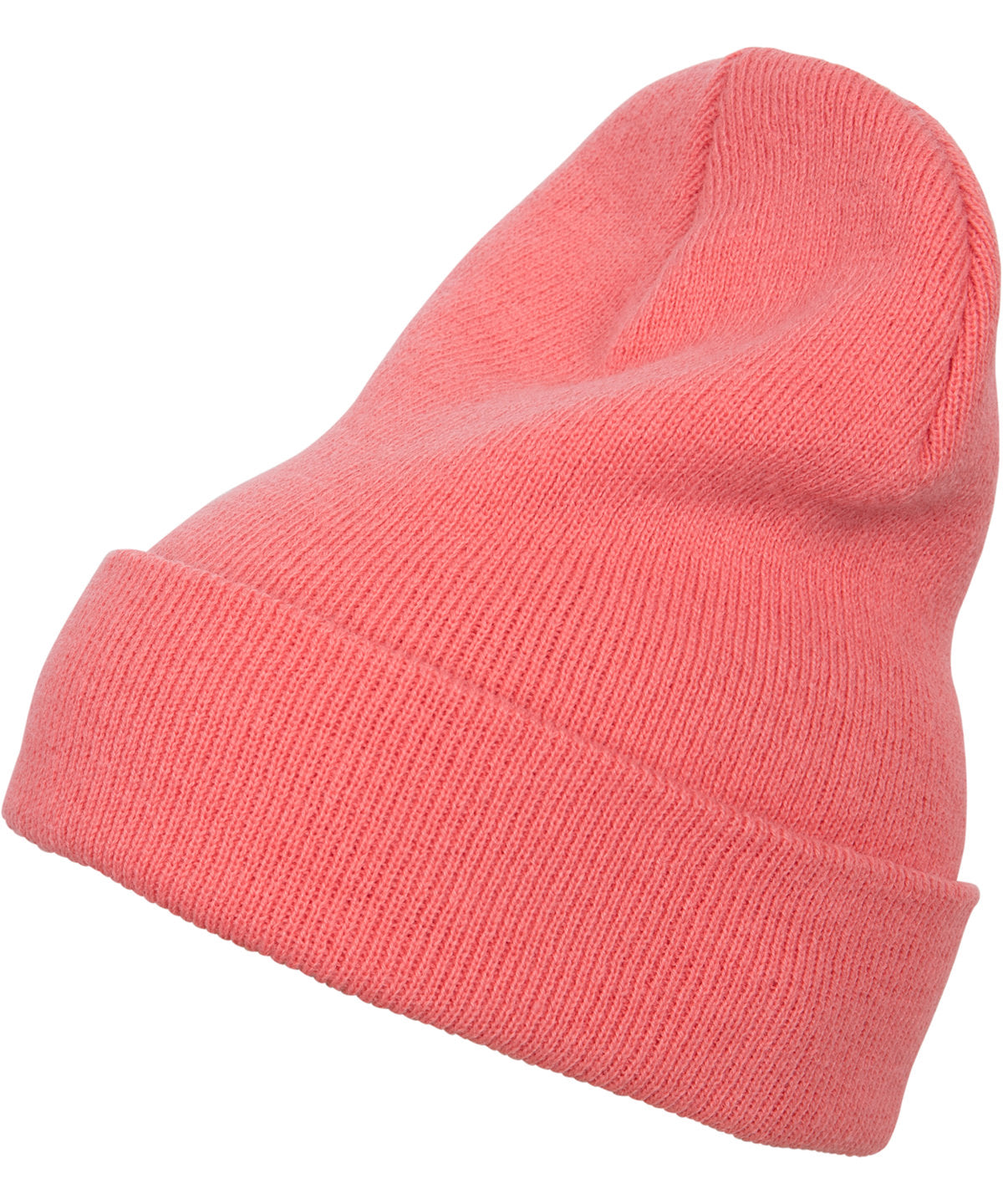 Flexfit by Yupoong YP012 Heavyweight long beanie (1501KC) in Coral