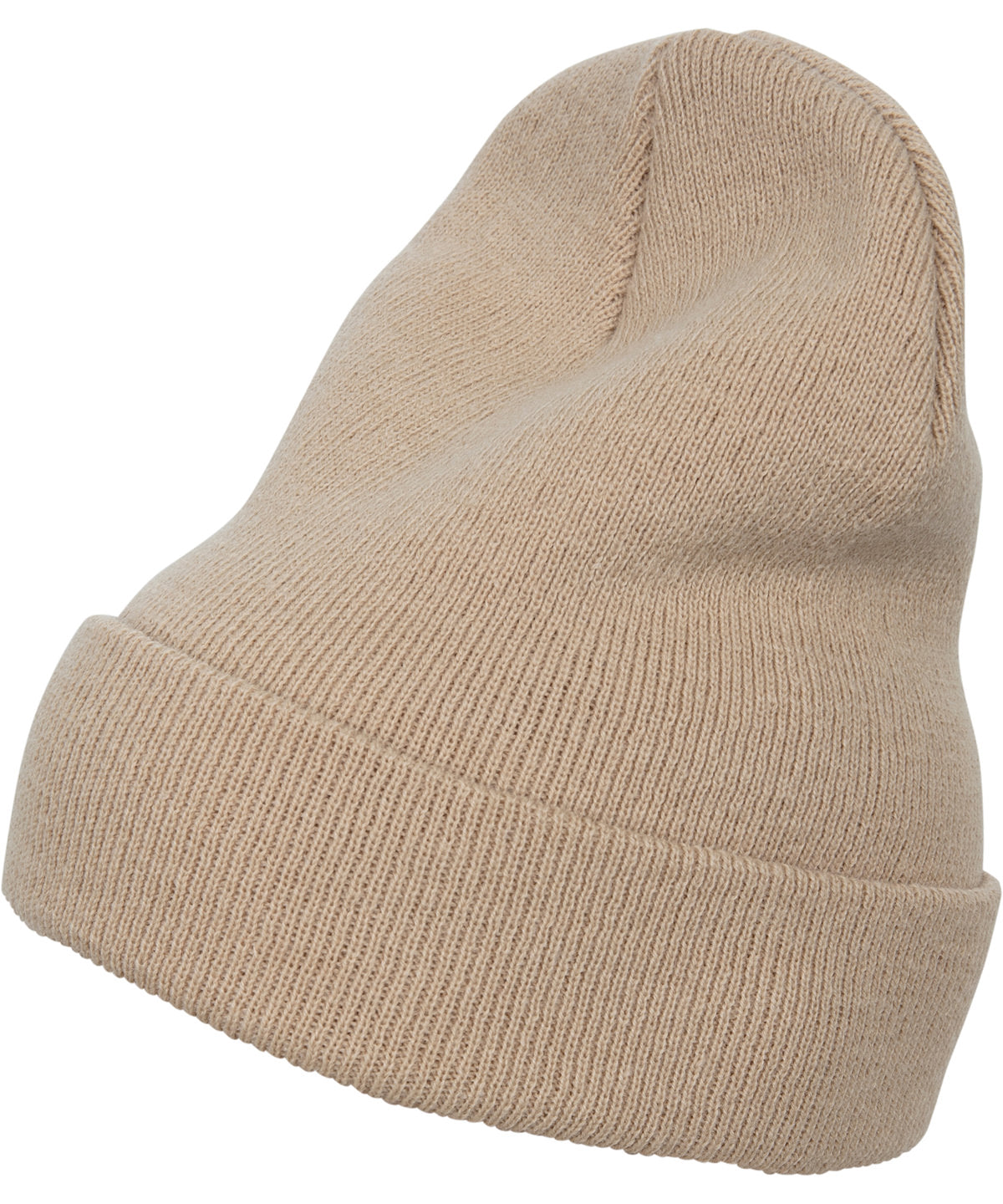 Flexfit by Yupoong YP012 Heavyweight long beanie (1501KC) in Croissant