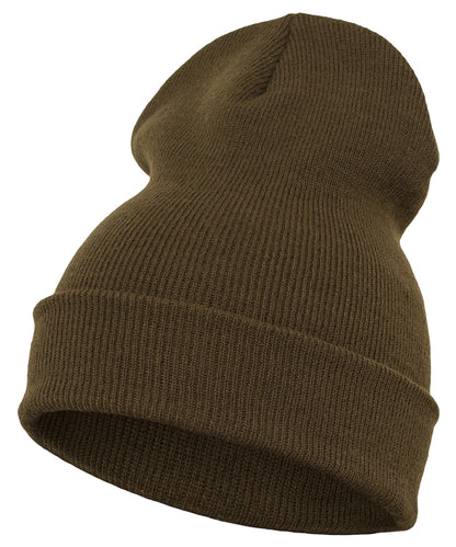 Flexfit by Yupoong YP012 Heavyweight long beanie (1501KC) in Olive