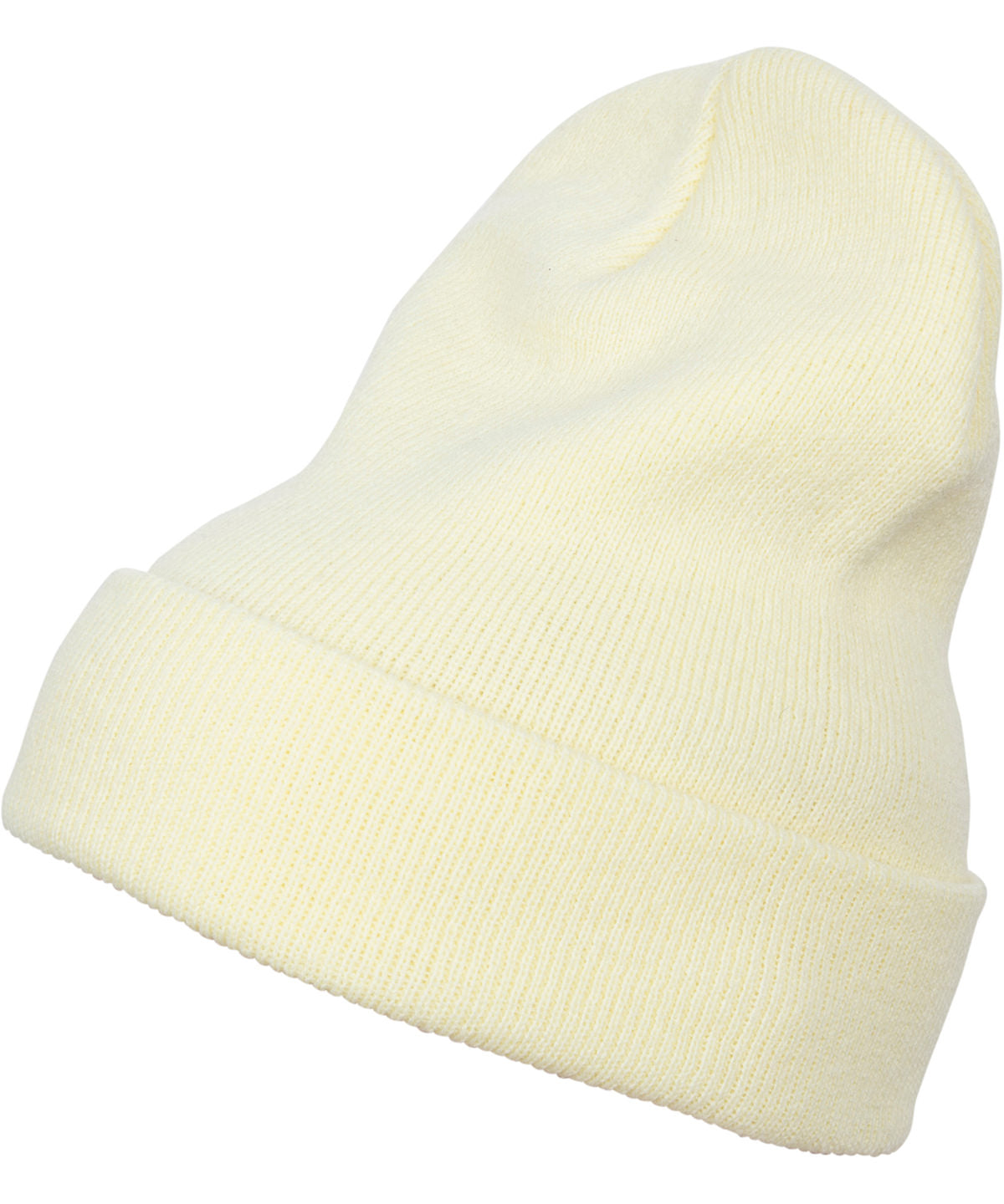 Flexfit by Yupoong YP012 Heavyweight long beanie (1501KC) in Powdery Yellow