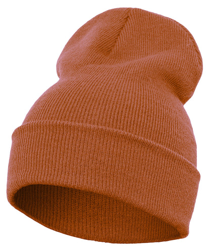 Flexfit by Yupoong YP012 Heavyweight long beanie (1501KC) in Toffee