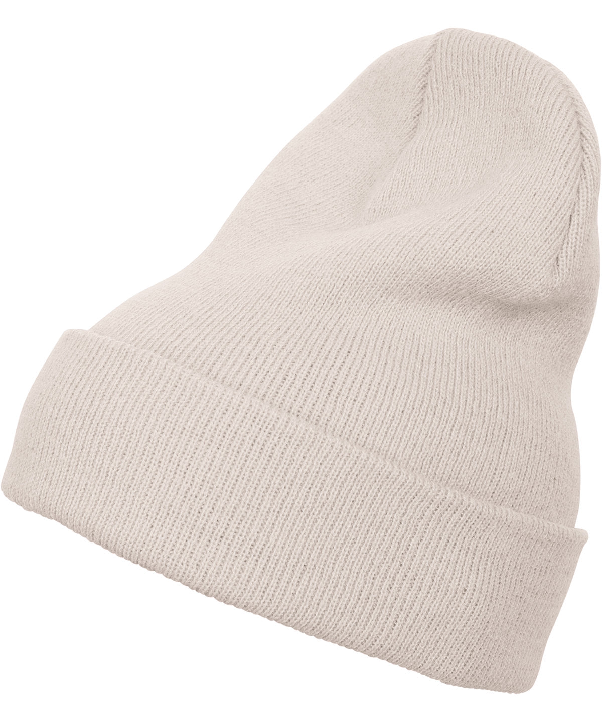 Flexfit by Yupoong YP012 Heavyweight long beanie (1501KC) in White Sand