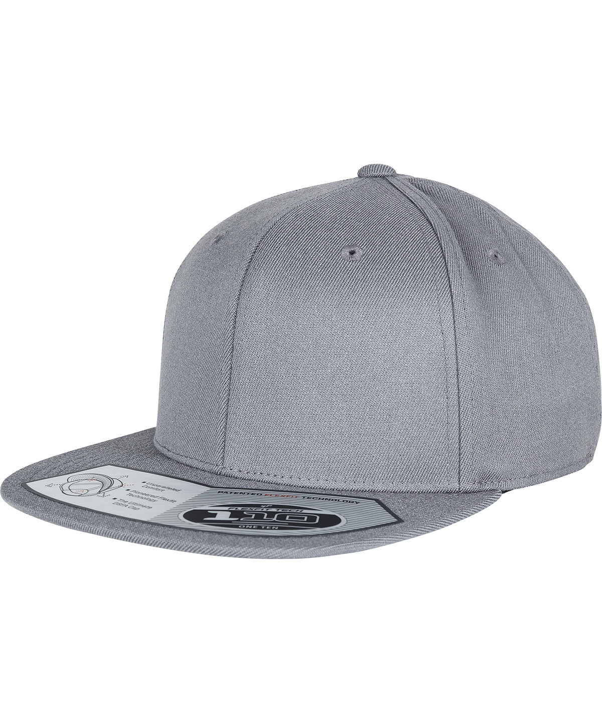Flexfit by Yupoong YP020 110 fitted snapback (110) in Grey