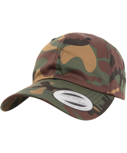 Flexfit by Yupoong YP022 Dad hat baseball strap back (6245CM) in Green Camo