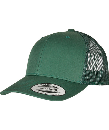 Flexfit by Yupoong YP023 Retro trucker cap (6606) in Evergreen