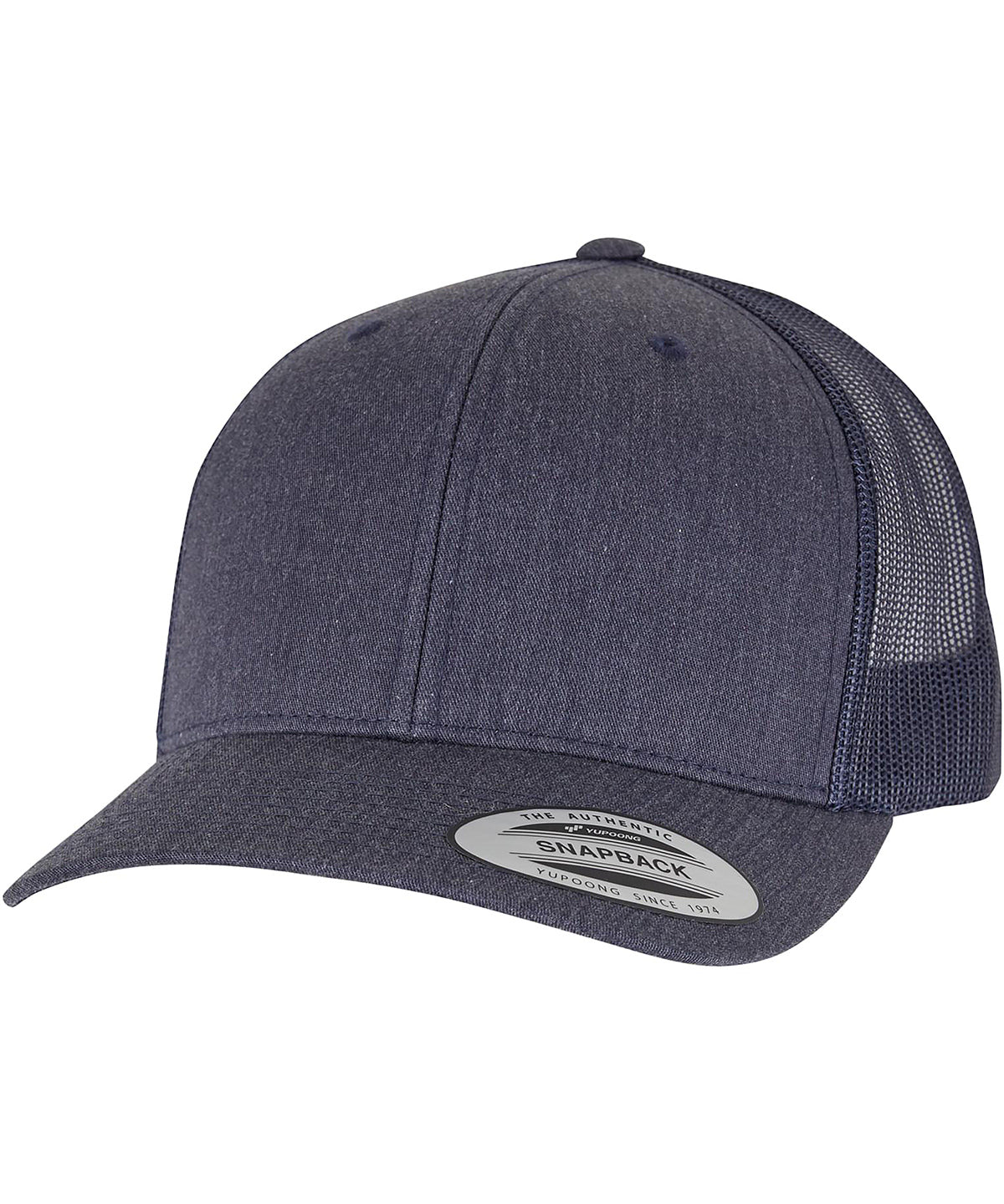 Flexfit by Yupoong YP023 Retro trucker cap (6606) in Heather Navy