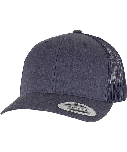Flexfit by Yupoong YP023 Retro trucker cap (6606) in Heather Navy