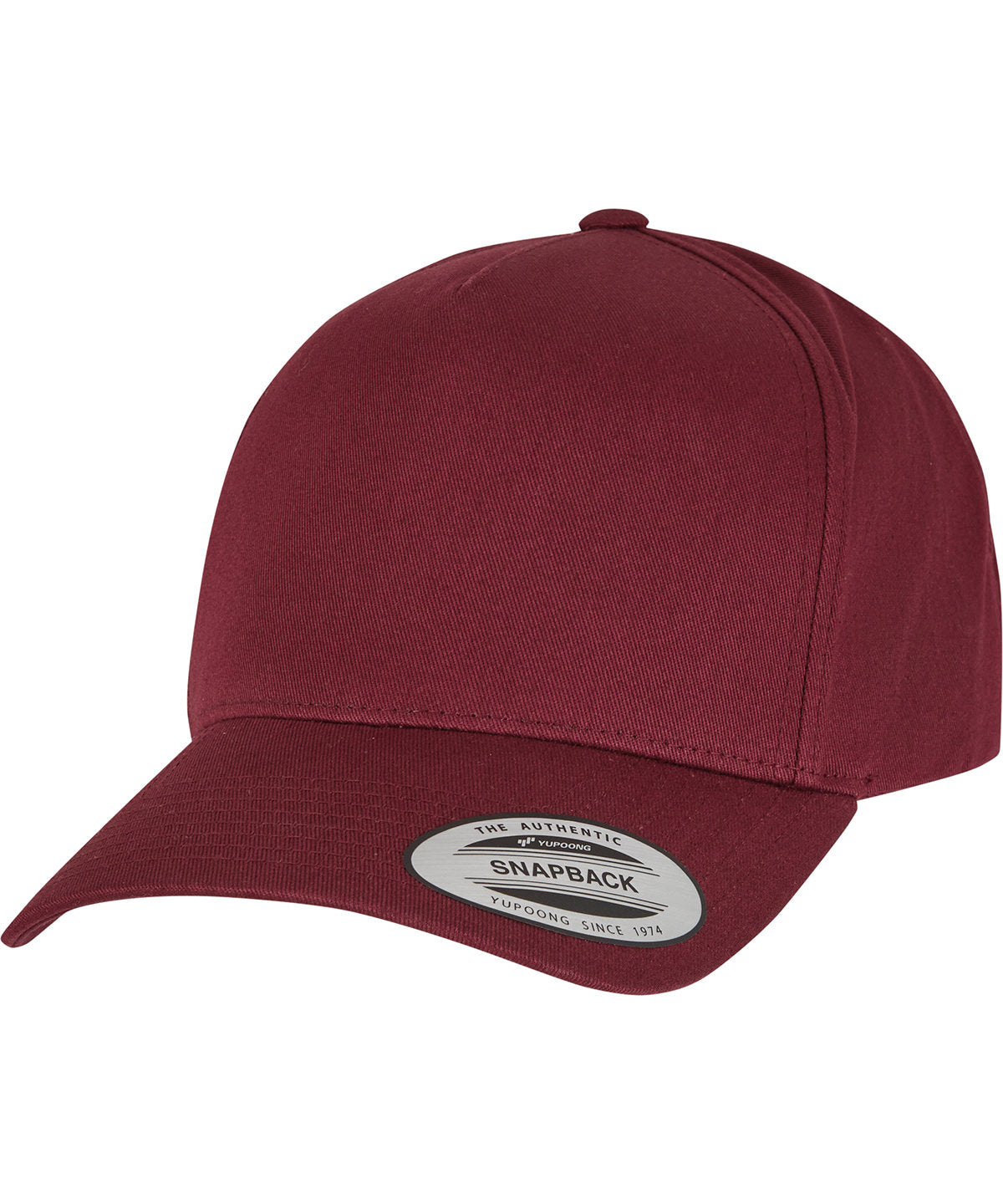 Flexfit by Yupoong YP058 5-panel curved classic snapback (7707) in Maroon