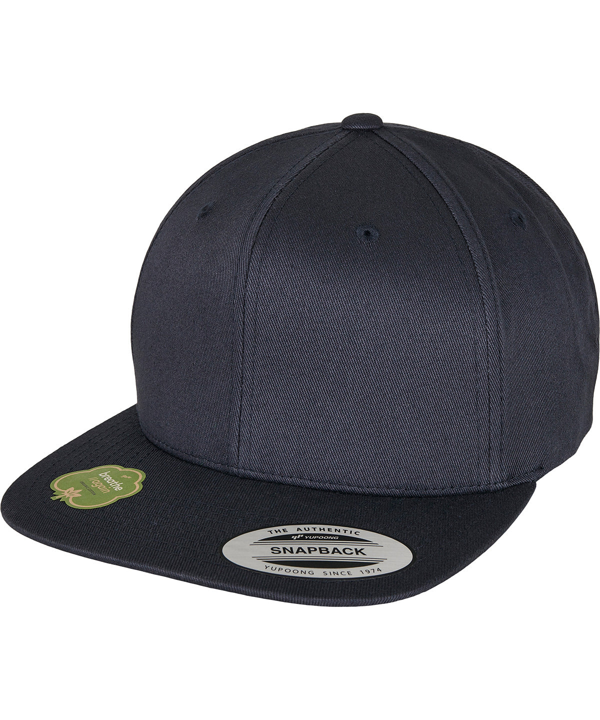 Flexfit by Yupoong YP086 Organic cotton snapback (6089OC) in Dark Navy