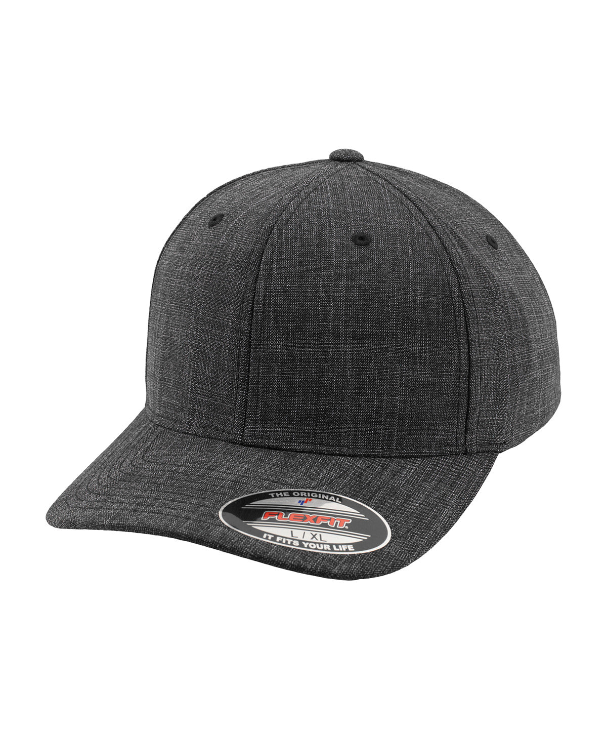 Flexfit by Yupoong YP105 Fine melange Flexfit (6277FM) in Black