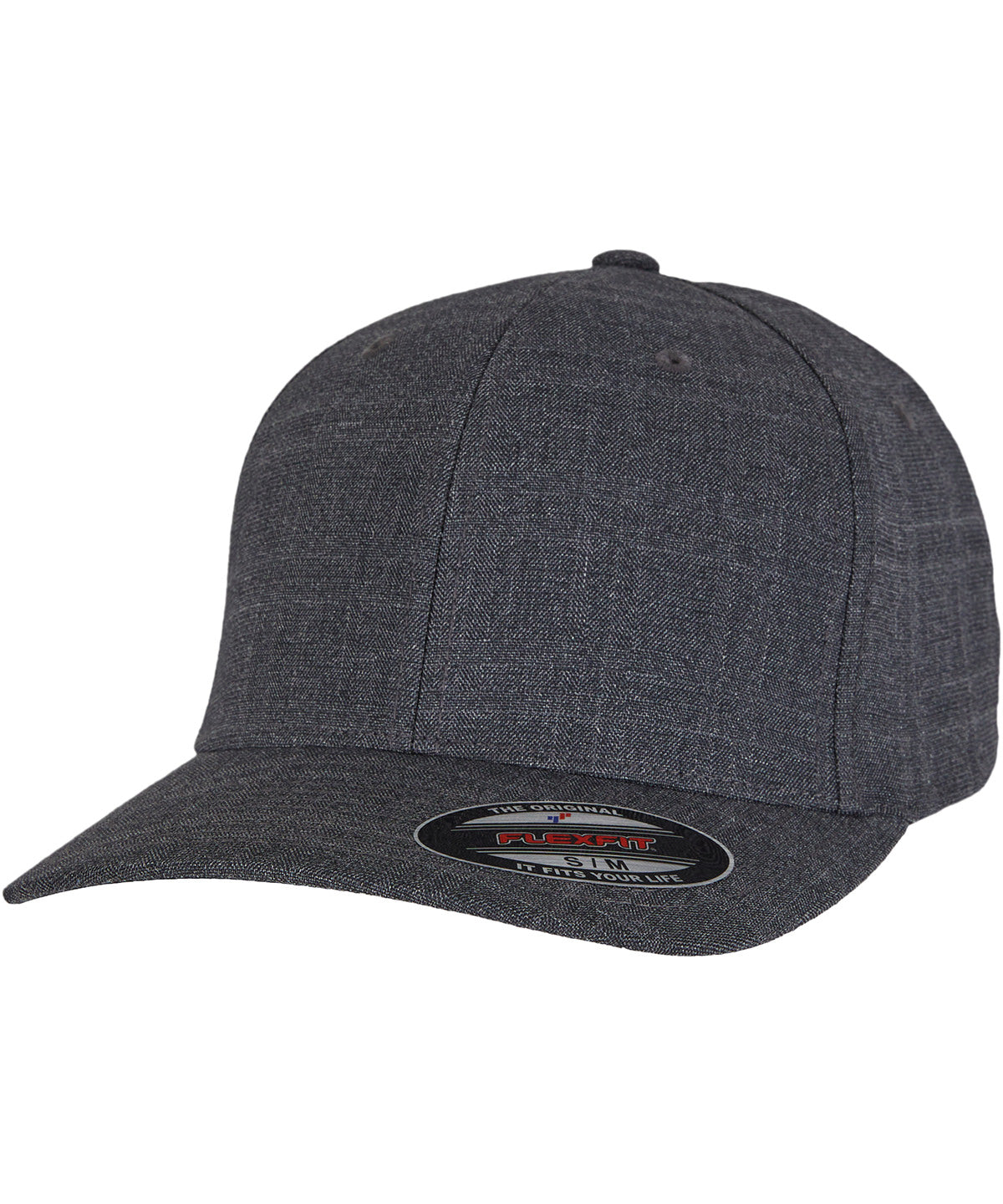 Flexfit by Yupoong YP105 Fine melange Flexfit (6277FM) in Charcoal