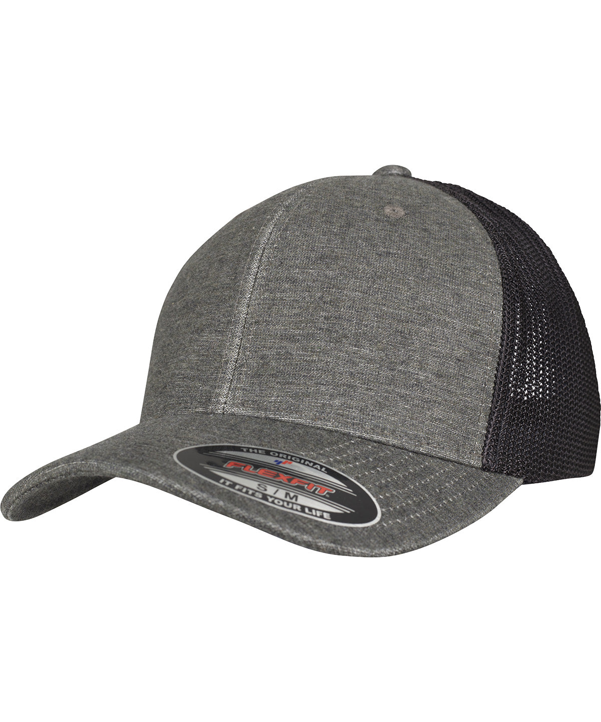 Flexfit by Yupoong YP127 Retro trucker melange cap (6511M)