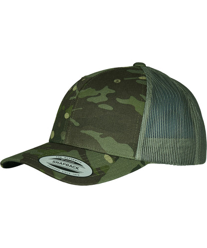 Flexfit by Yupoong YP131 Retro trucker Multicam® (6606MC) in Multicam Tropic