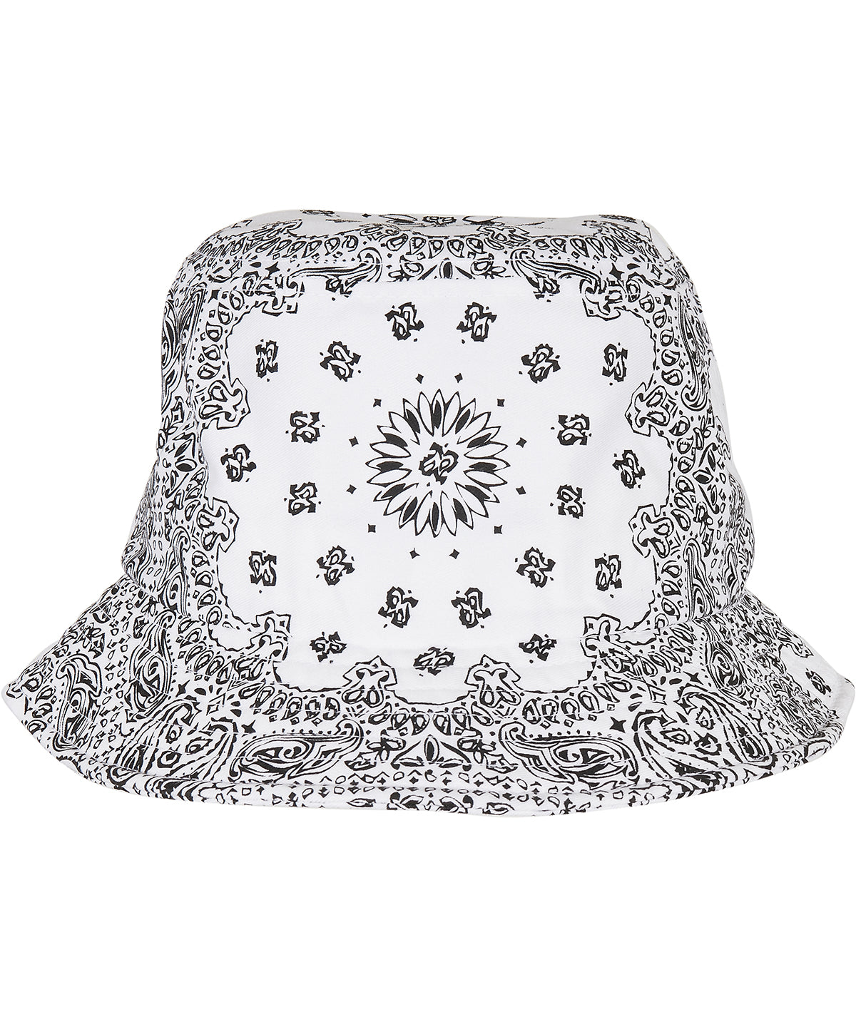 Flexfit by Yupoong YP140 Bandana print bucket hat (5003BP) in White