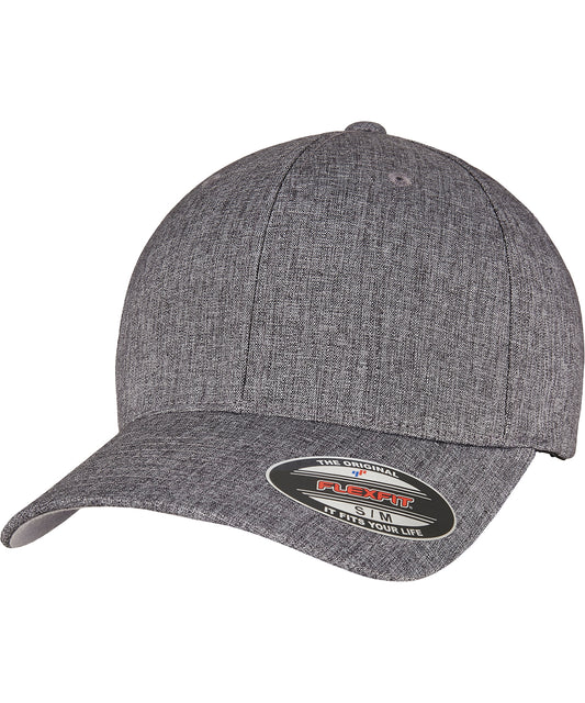 Flexfit by Yupoong YP149 Flexfit heatherlight cap (6350) in Melange Dark Grey