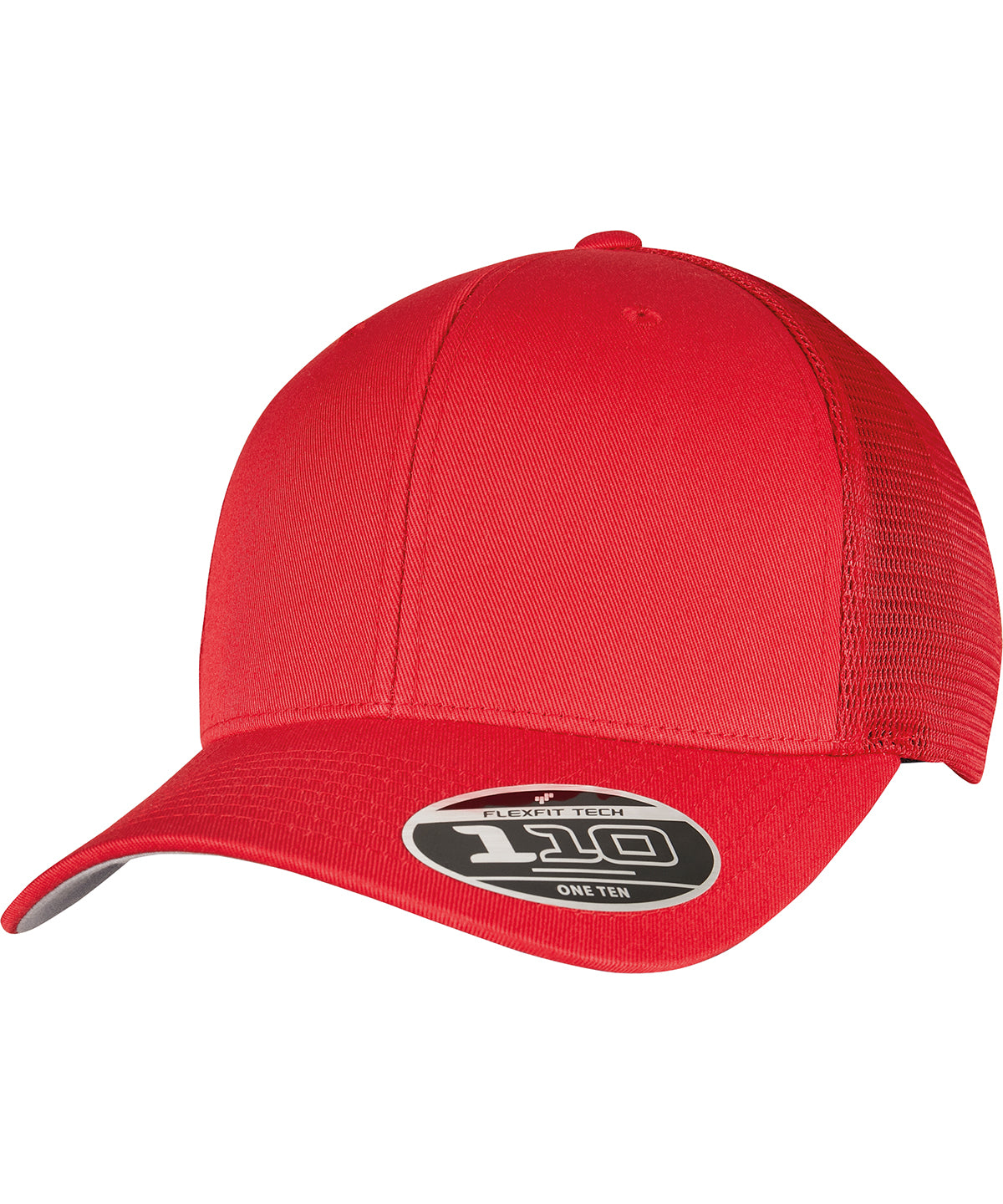 Flexfit by Yupoong YP151 110 mesh cap (110M) in Red
