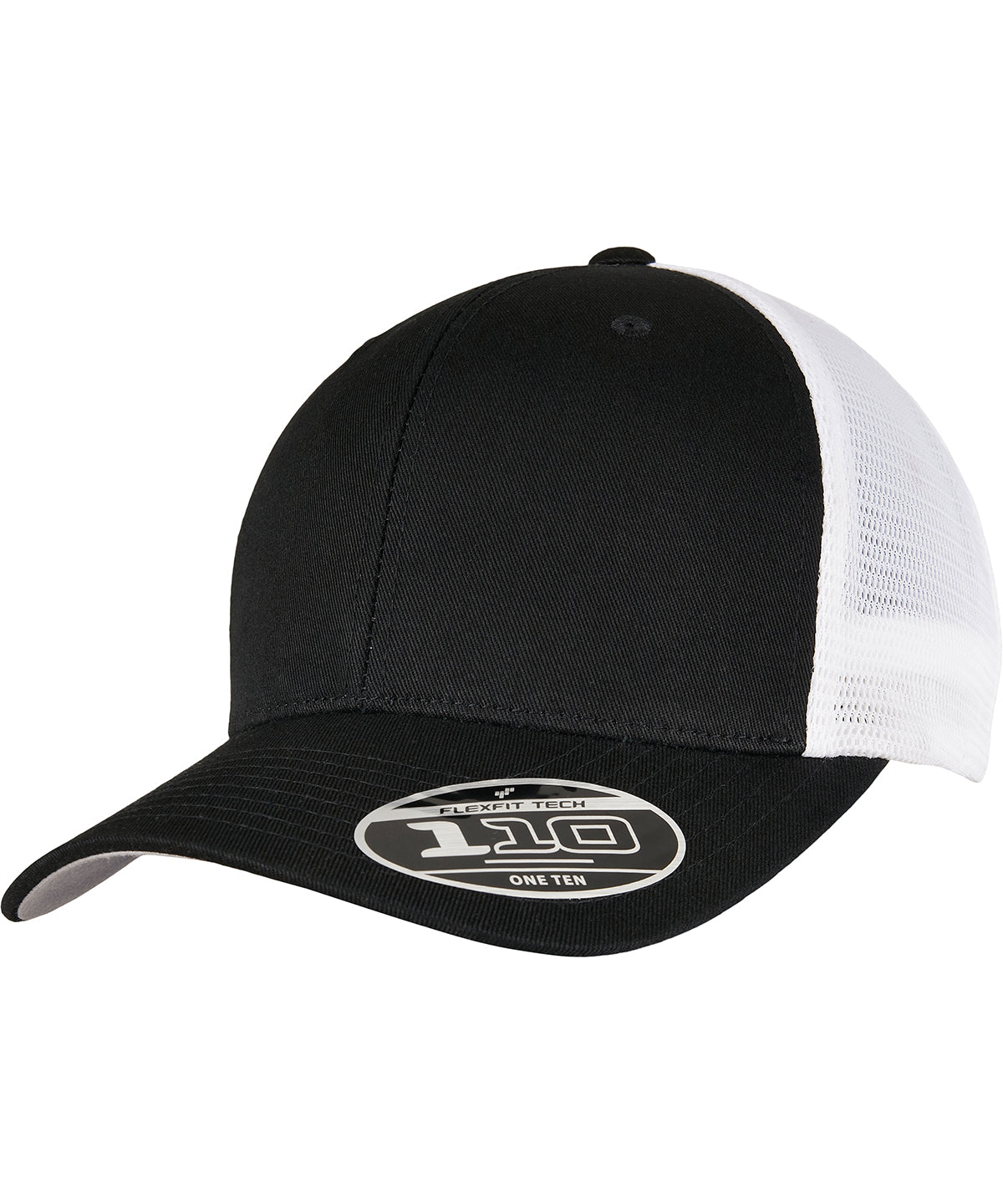 Flexfit by Yupoong YP152 110 mesh 2-tone cap (110MT) in Black/White