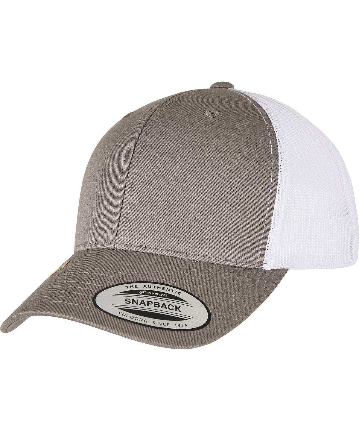 Flexfit by Yupoong YP164 YP classics recycled retro trucker cap 2-tone (6606RT) in Grey/White