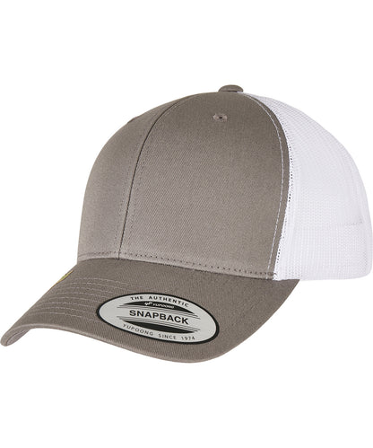 Flexfit by Yupoong YP164 YP classics recycled retro trucker cap 2-tone (6606RT) in Grey/White